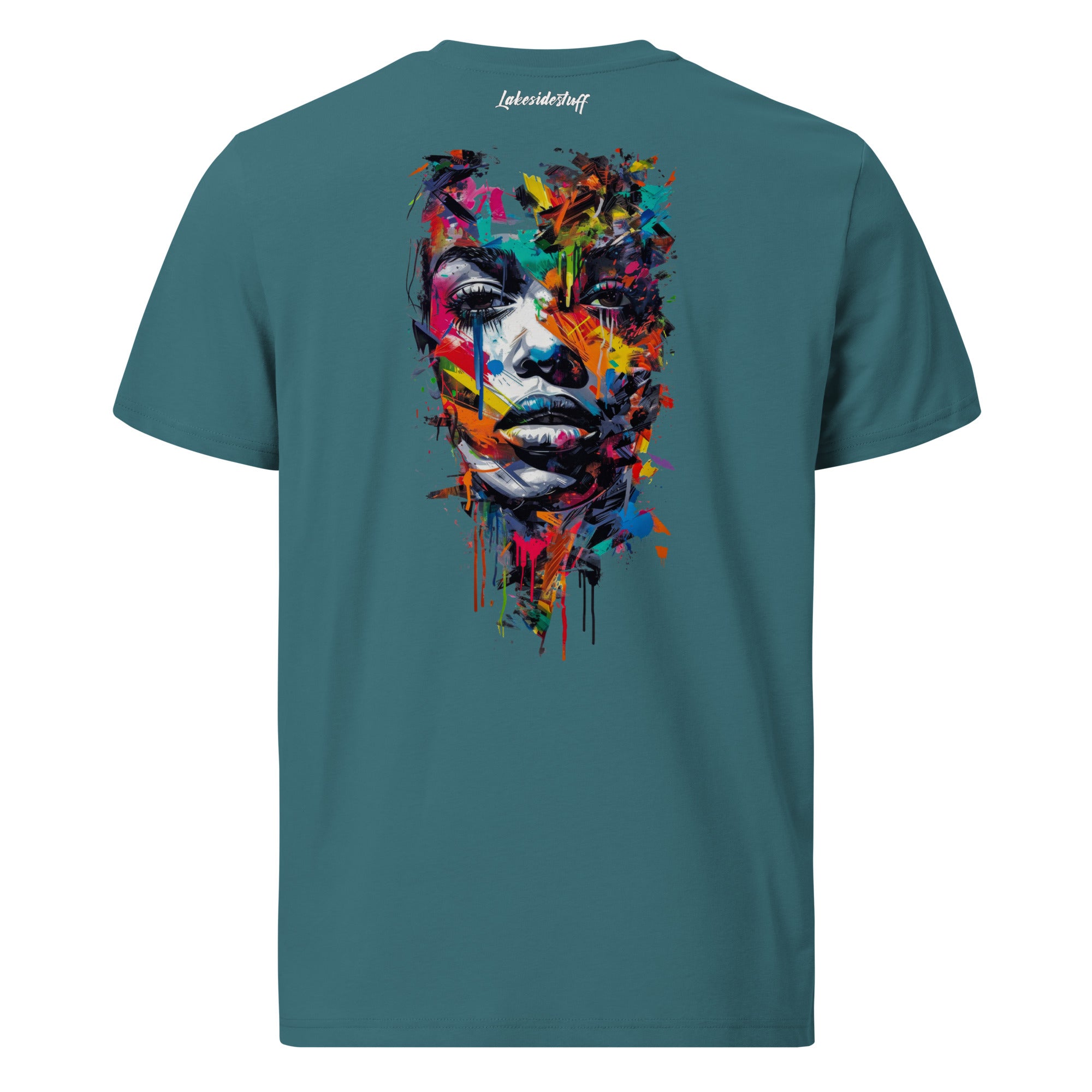 T-Shirt - Backprint - Colored Face