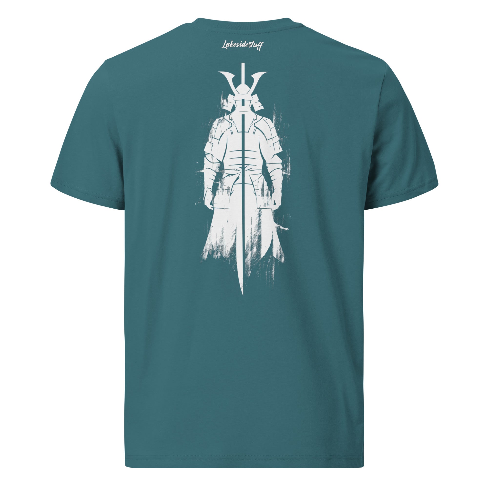 T-Shirt - Backprint - White Samurai