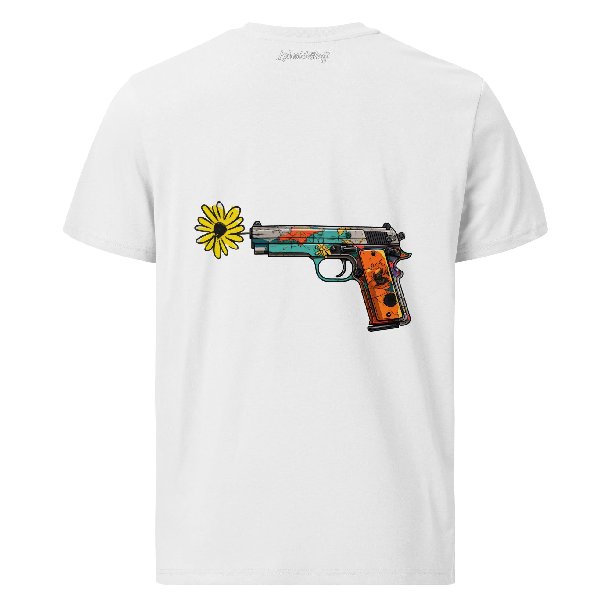 T-Shirt - Backprint - Flowergun