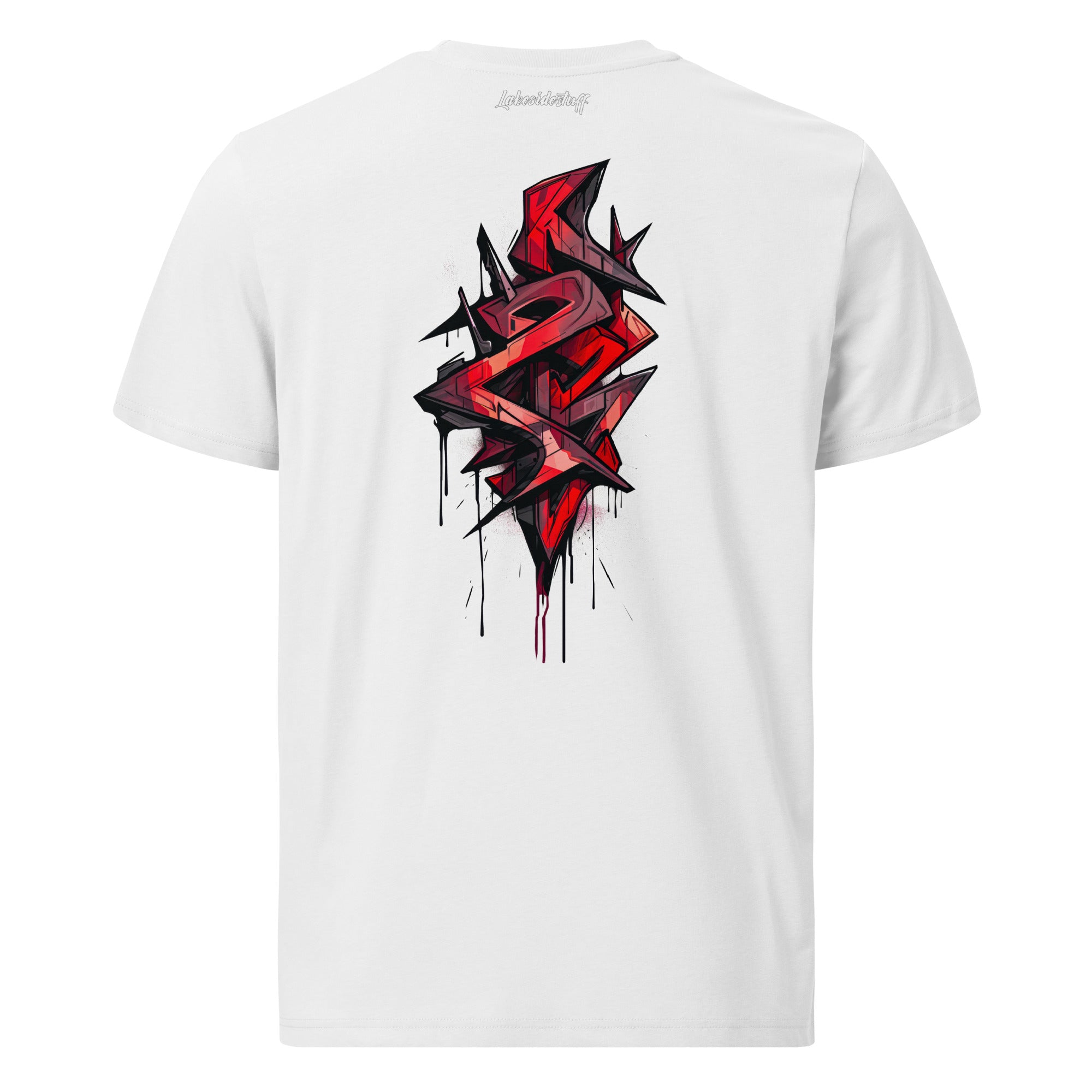 T-Shirt - Backprint - Graffiti red