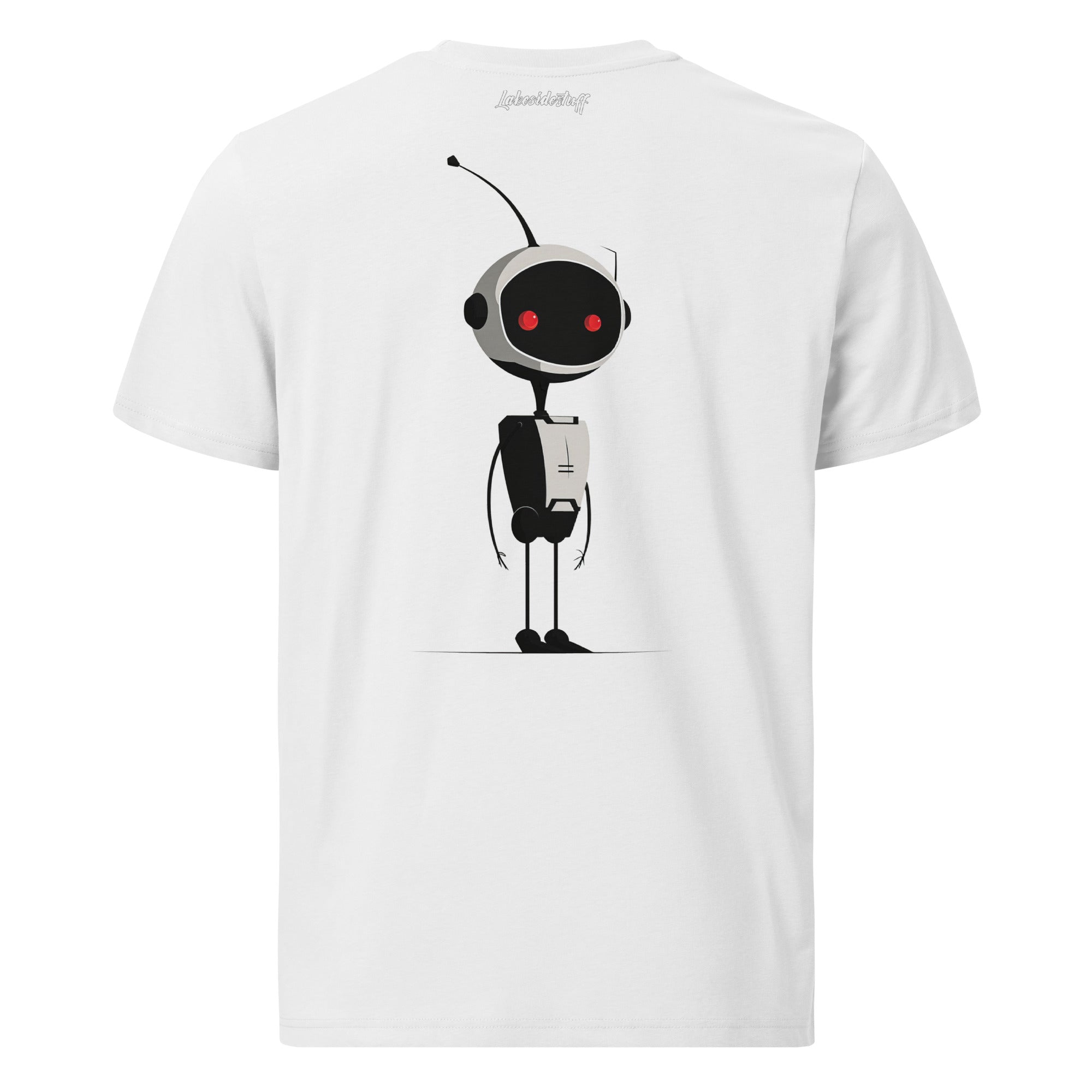 T-Shirt - Backprint - Robot red eye