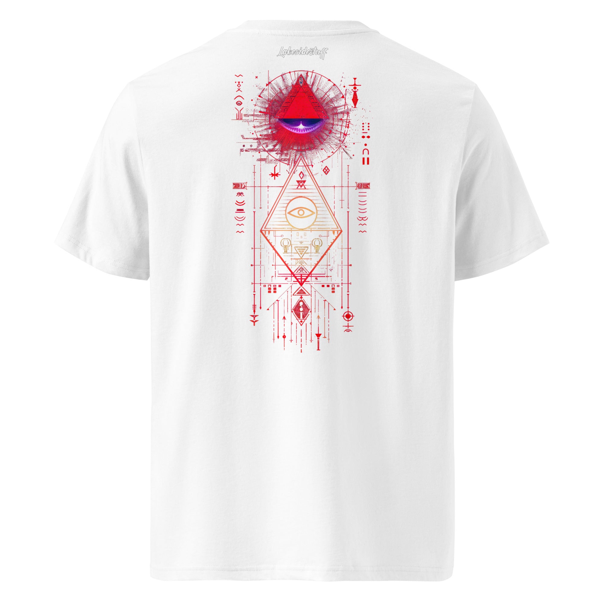 T-Shirt - Backprint - Purple Symbols