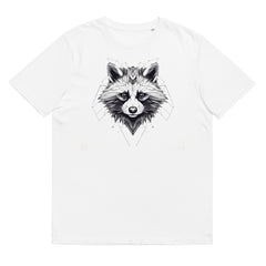 T-Shirt - Frontprint - Waschbär - Line Art