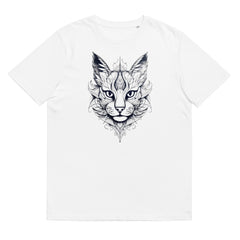 T-Shirt - Frontprint - Katzenkopf - Line Art