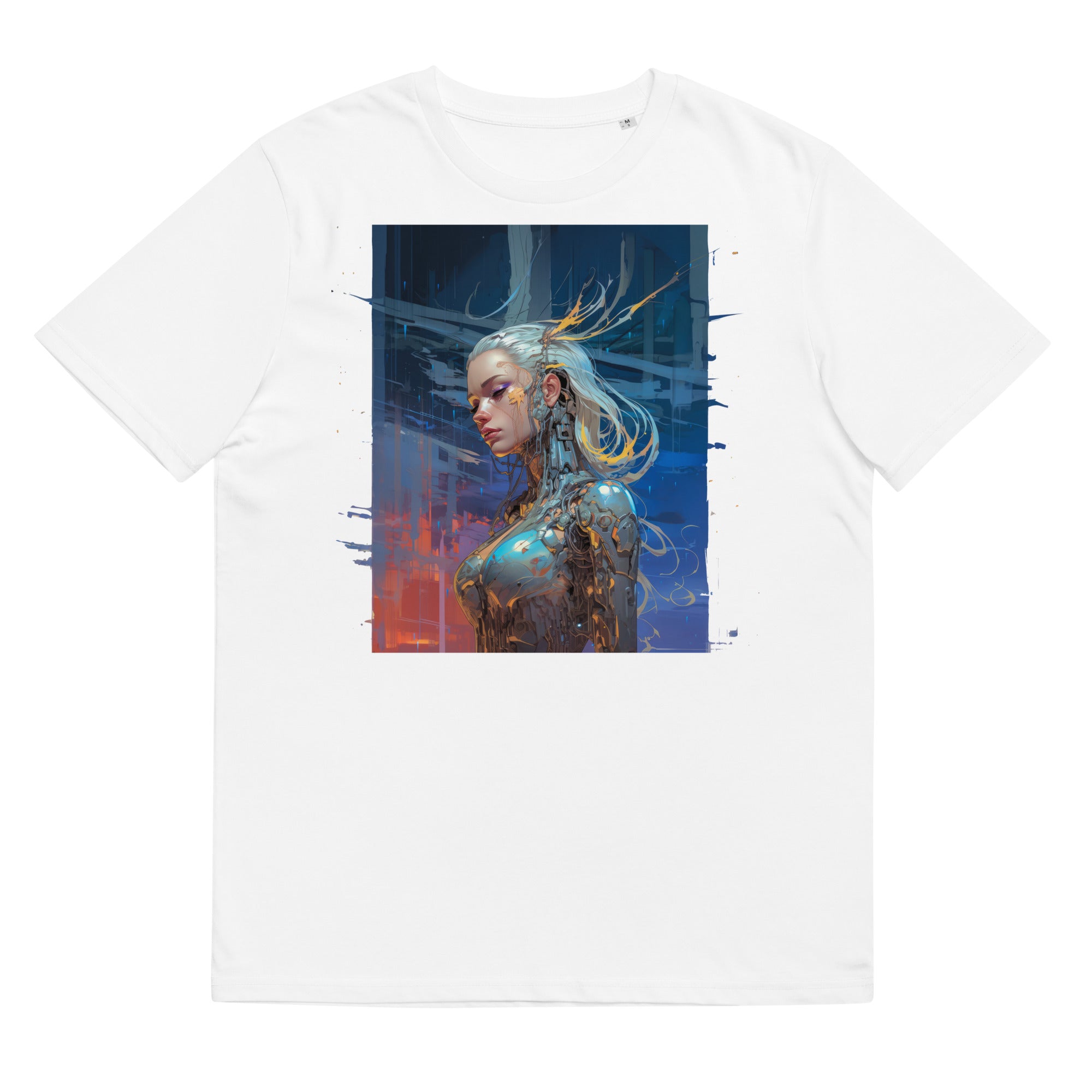 T-Shirt - Frontprint - Cyberpunk Lady