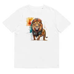 T-Shirt - Frontprint - Lion watercolor