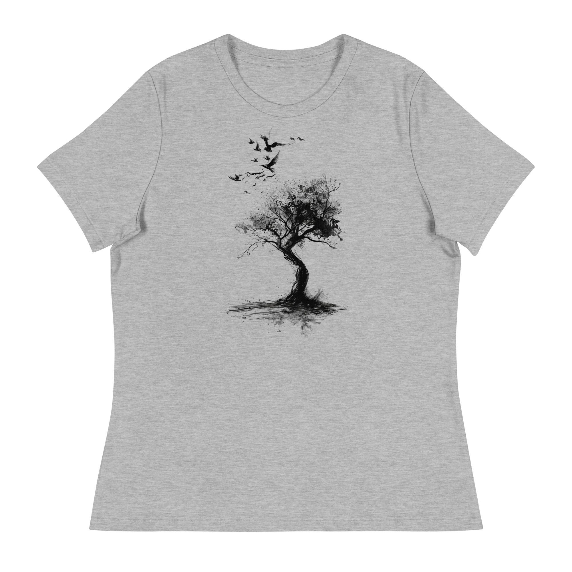 T-Shirt - Frontprint - Black Tree