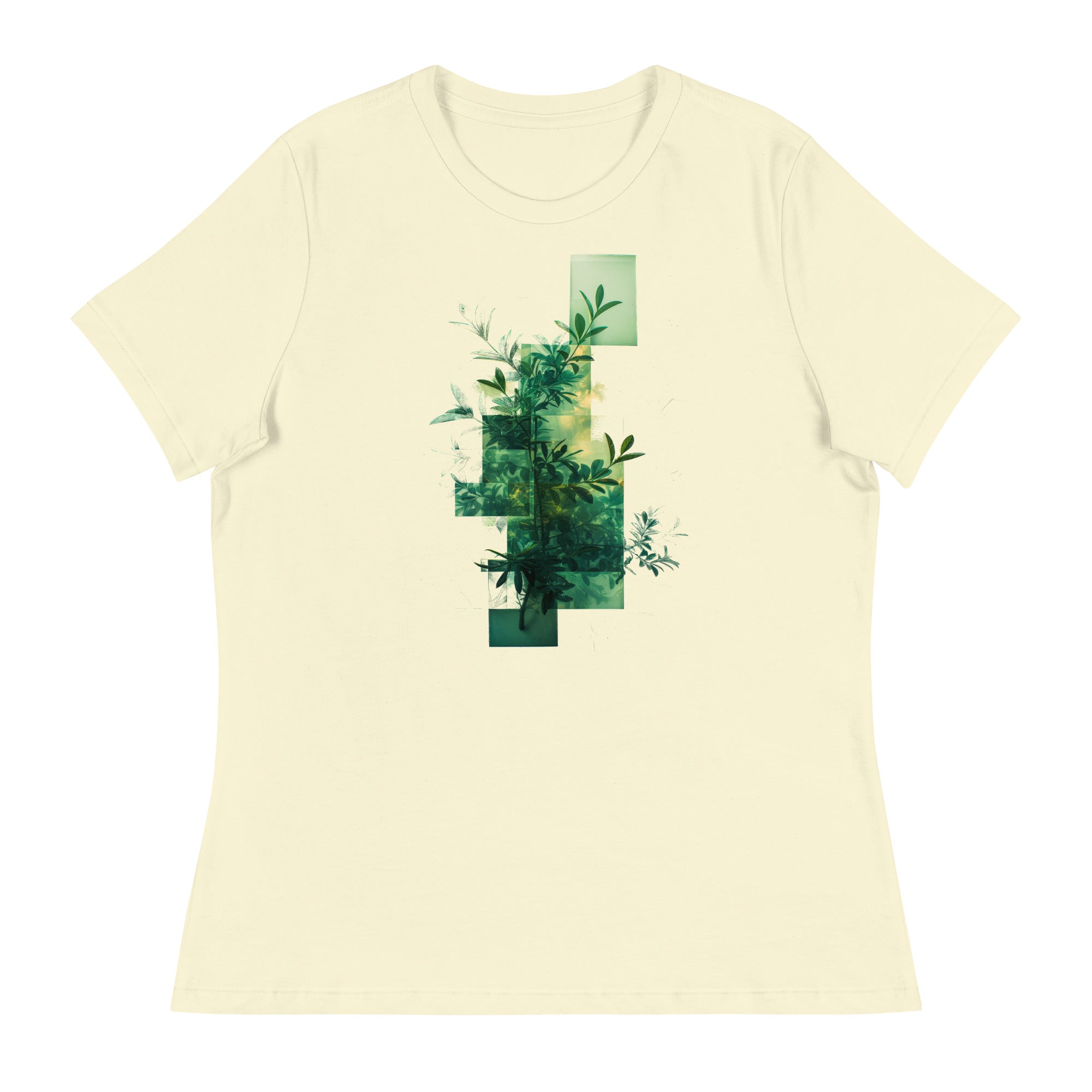 T-shirt - front print - Green plant