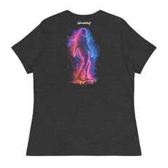 T-Shirt - Backprint - Skating neon light