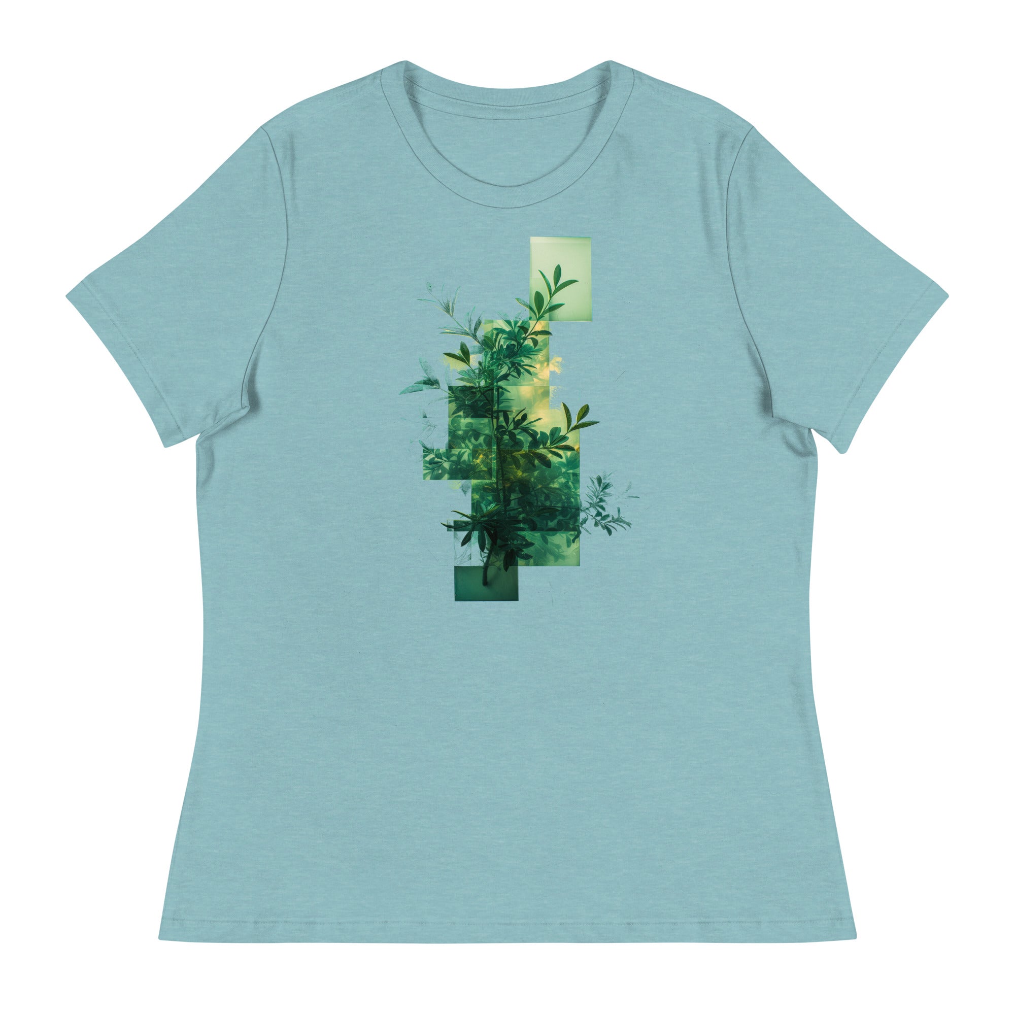 T-shirt - front print - Green plant