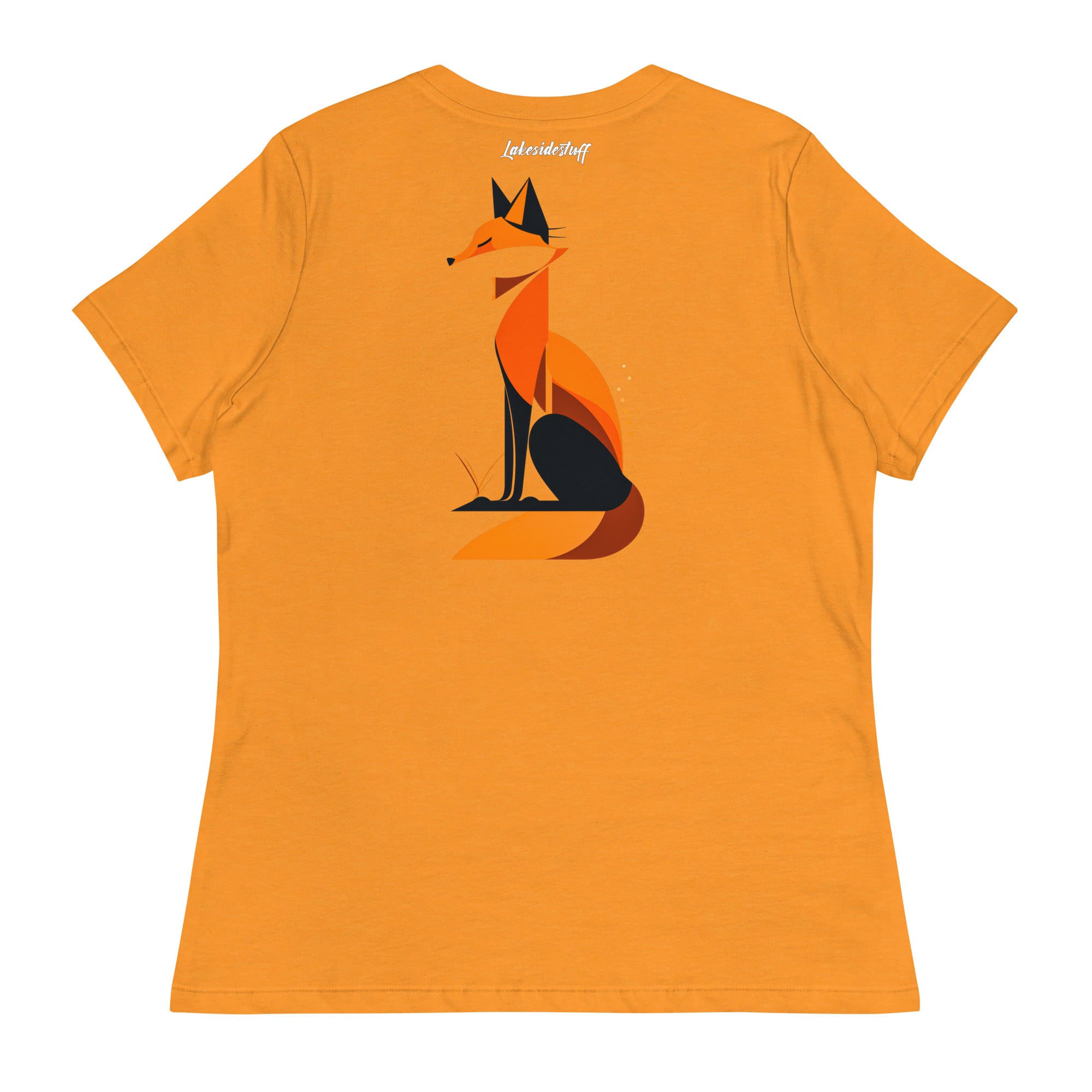 T-Shirt - Backprint - Orange Fox