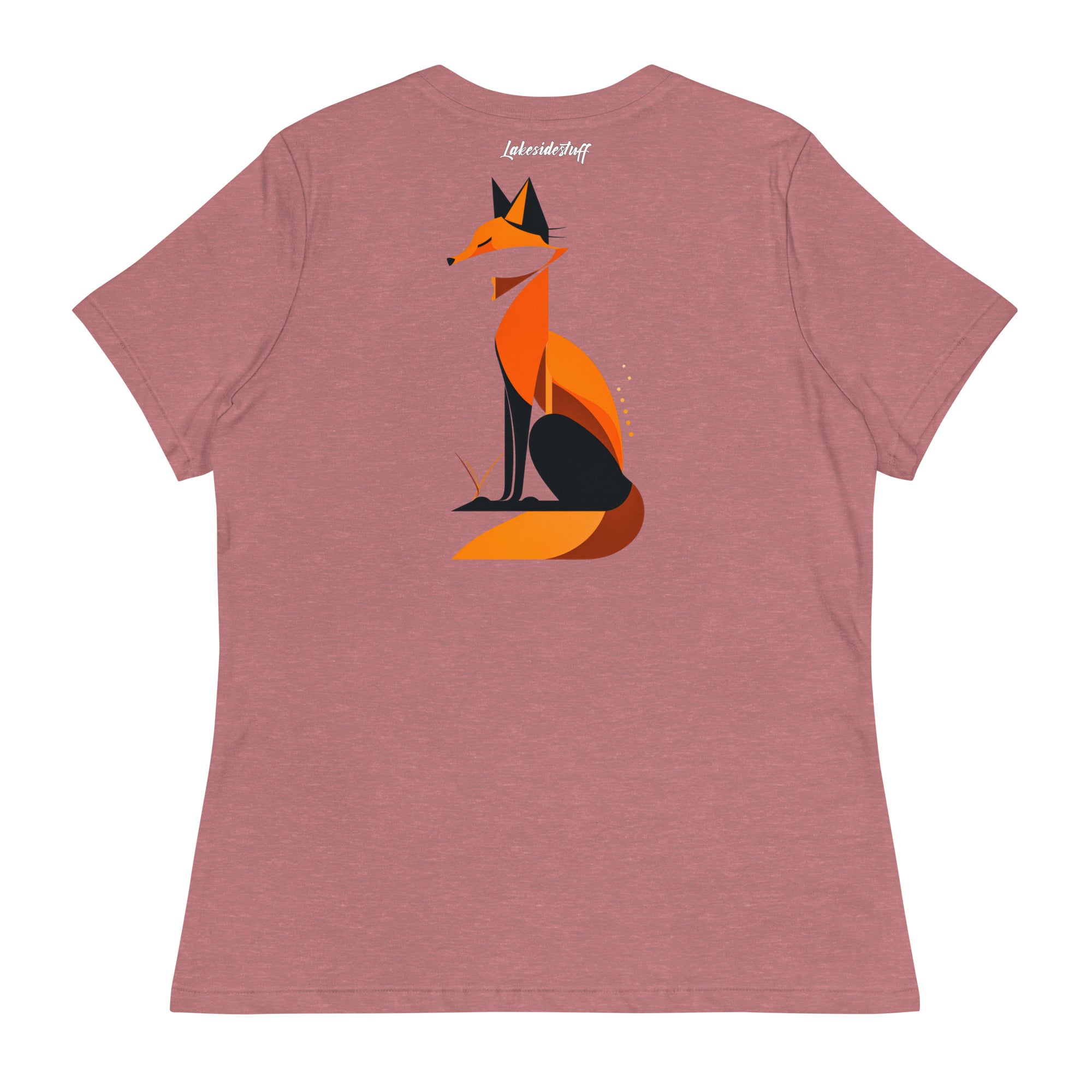 T-Shirt - Backprint - Orange Fox