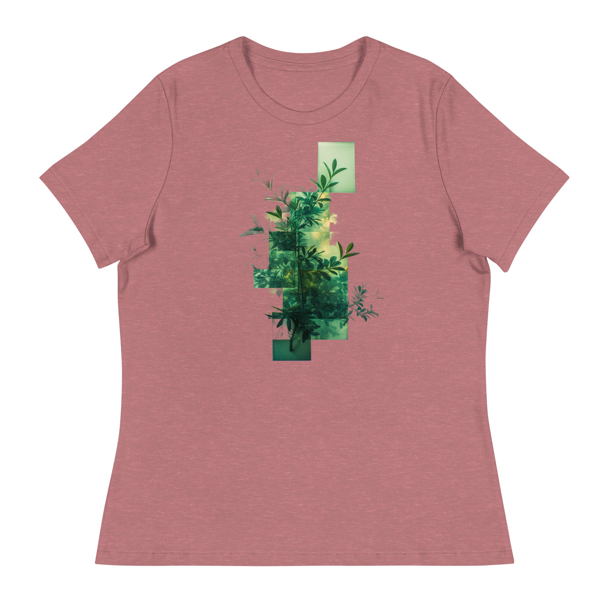 T-shirt - front print - Green plant