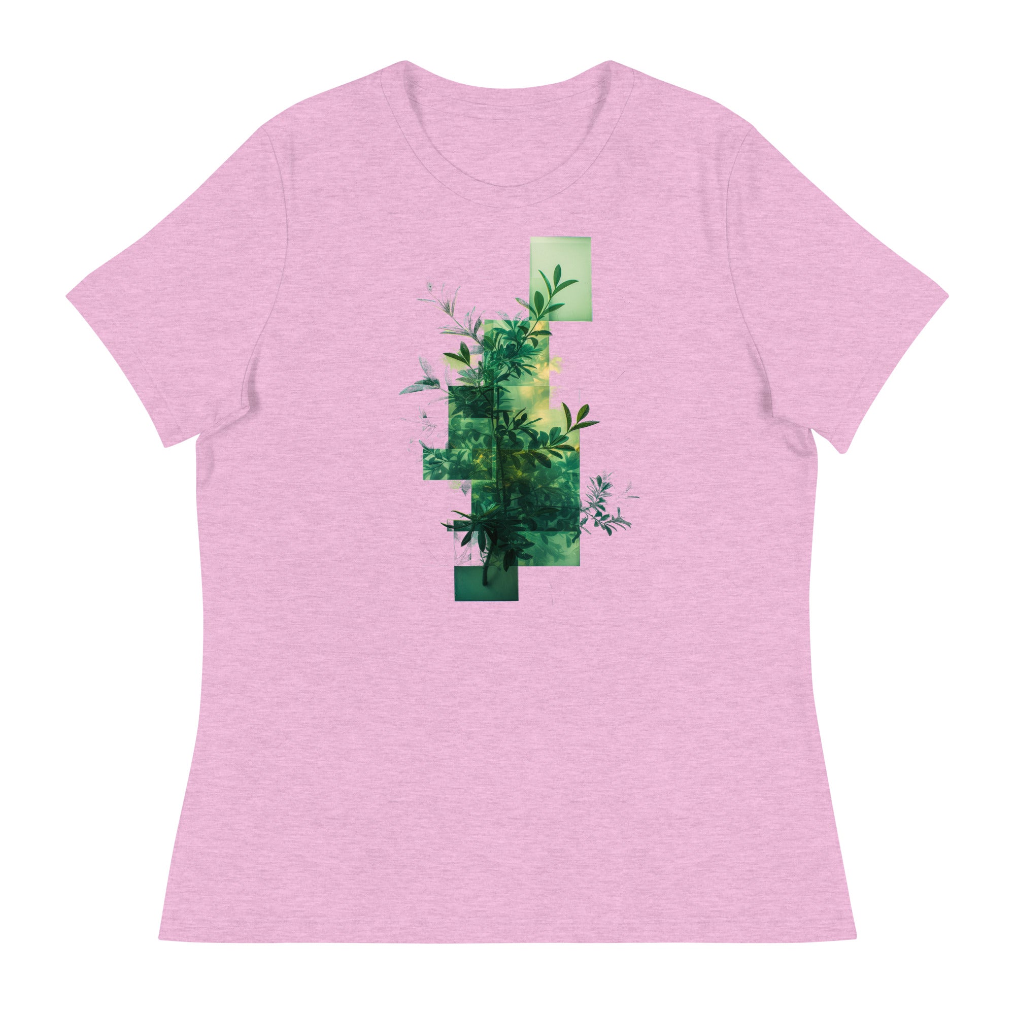 T-shirt - front print - Green plant