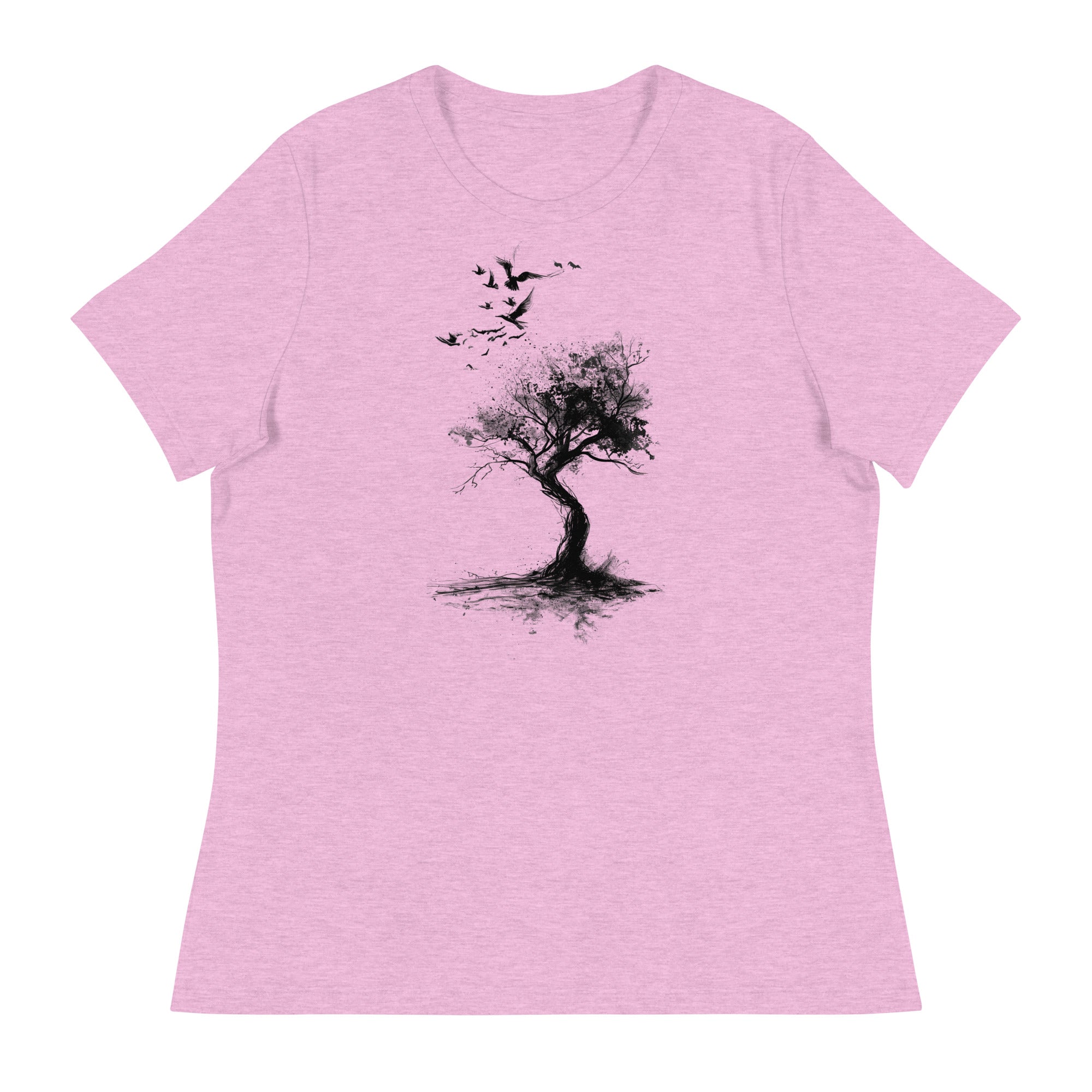 T-Shirt - Frontprint - Black Tree