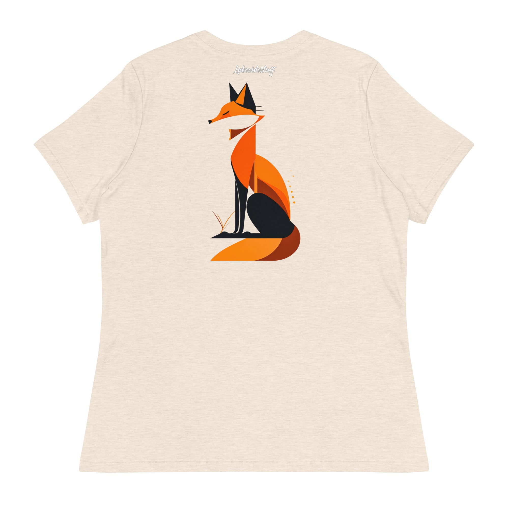 T-Shirt - Backprint - Orange Fox