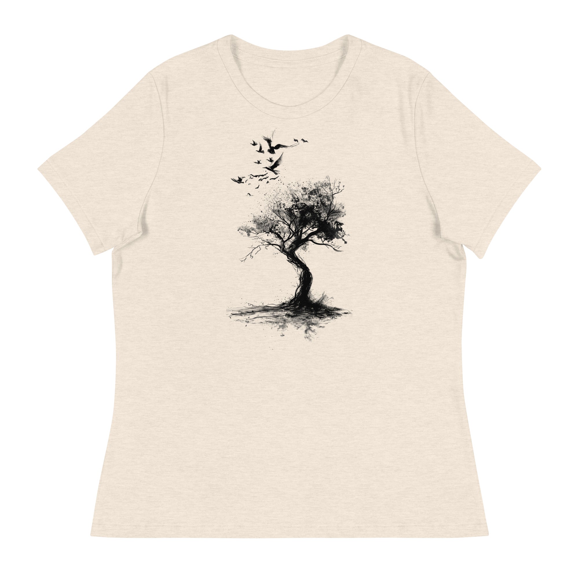 T-Shirt - Frontprint - Black Tree