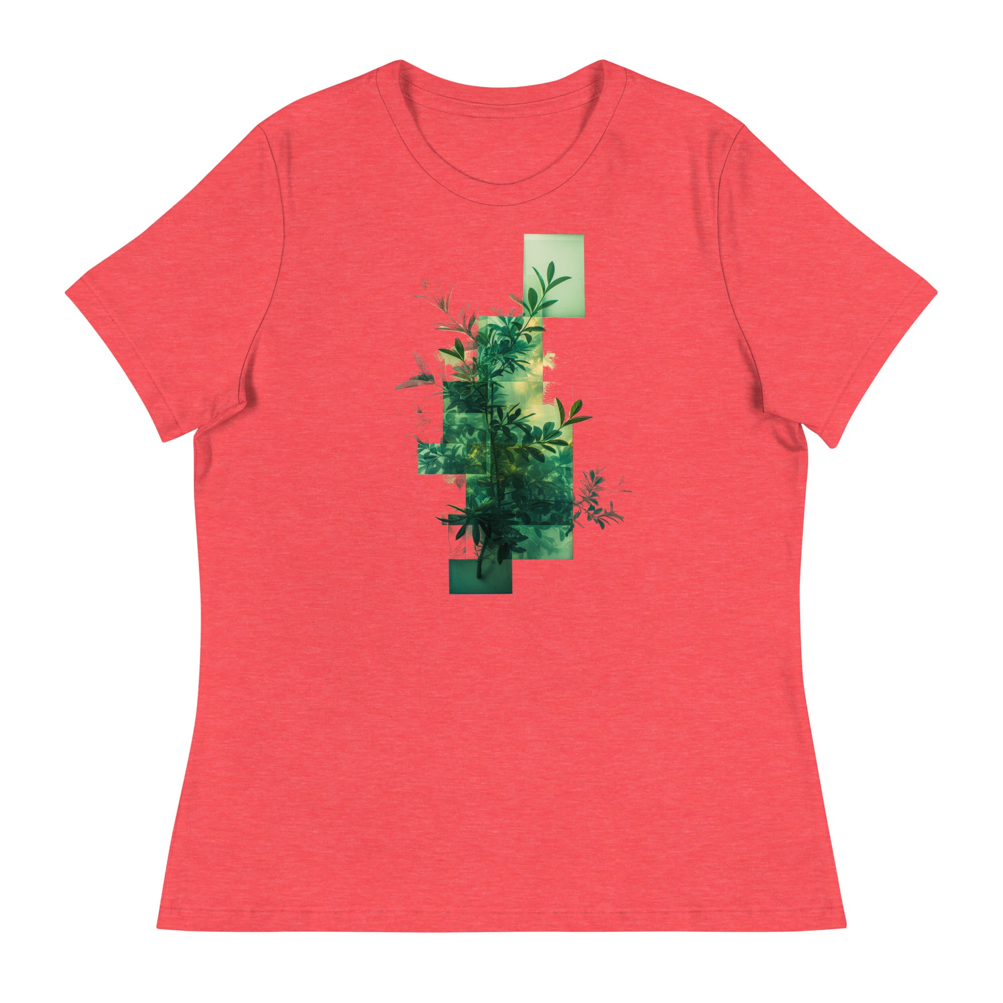 T-shirt - front print - Green plant