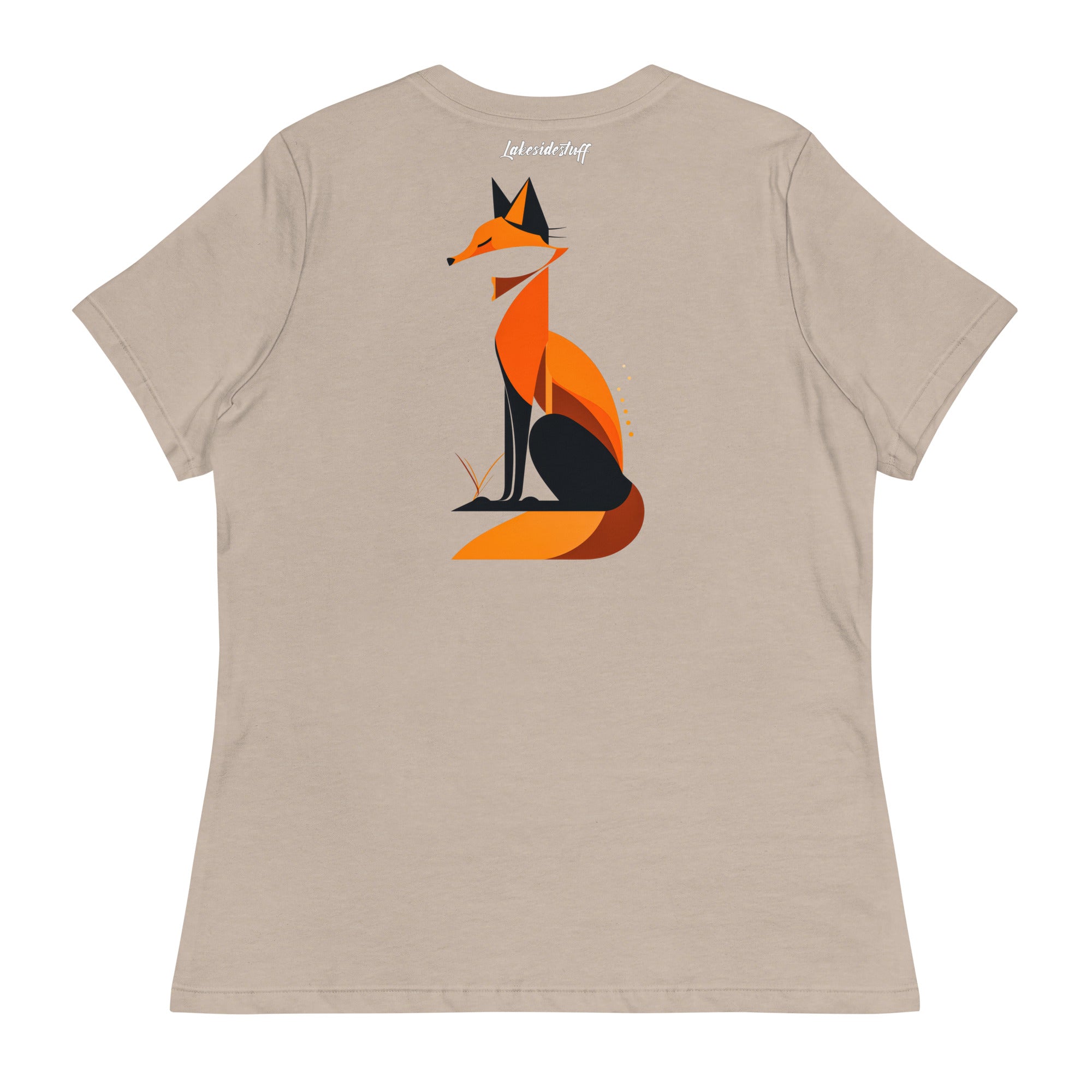 T-Shirt - Backprint - Orange Fox