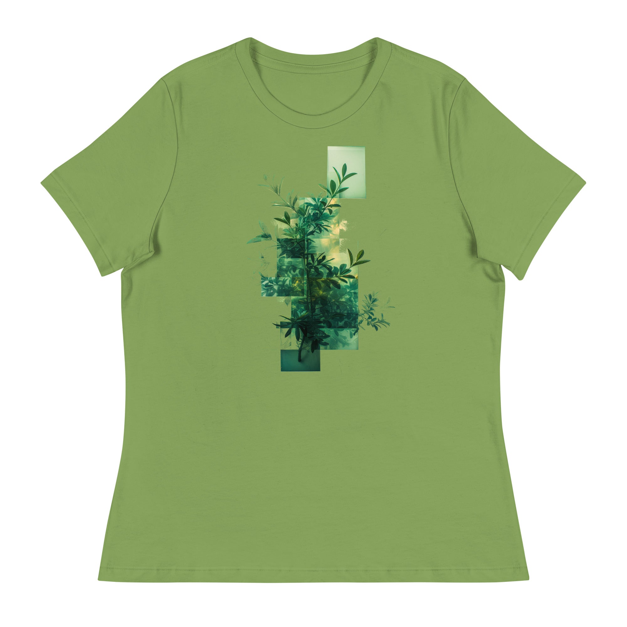 T-shirt - front print - Green plant