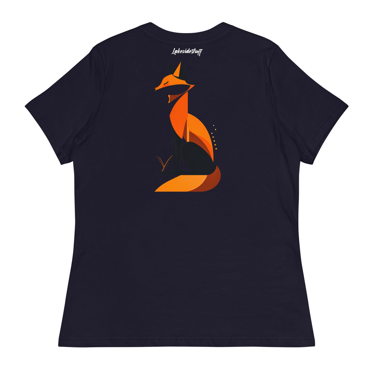 T-Shirt - Backprint - Orange Fox