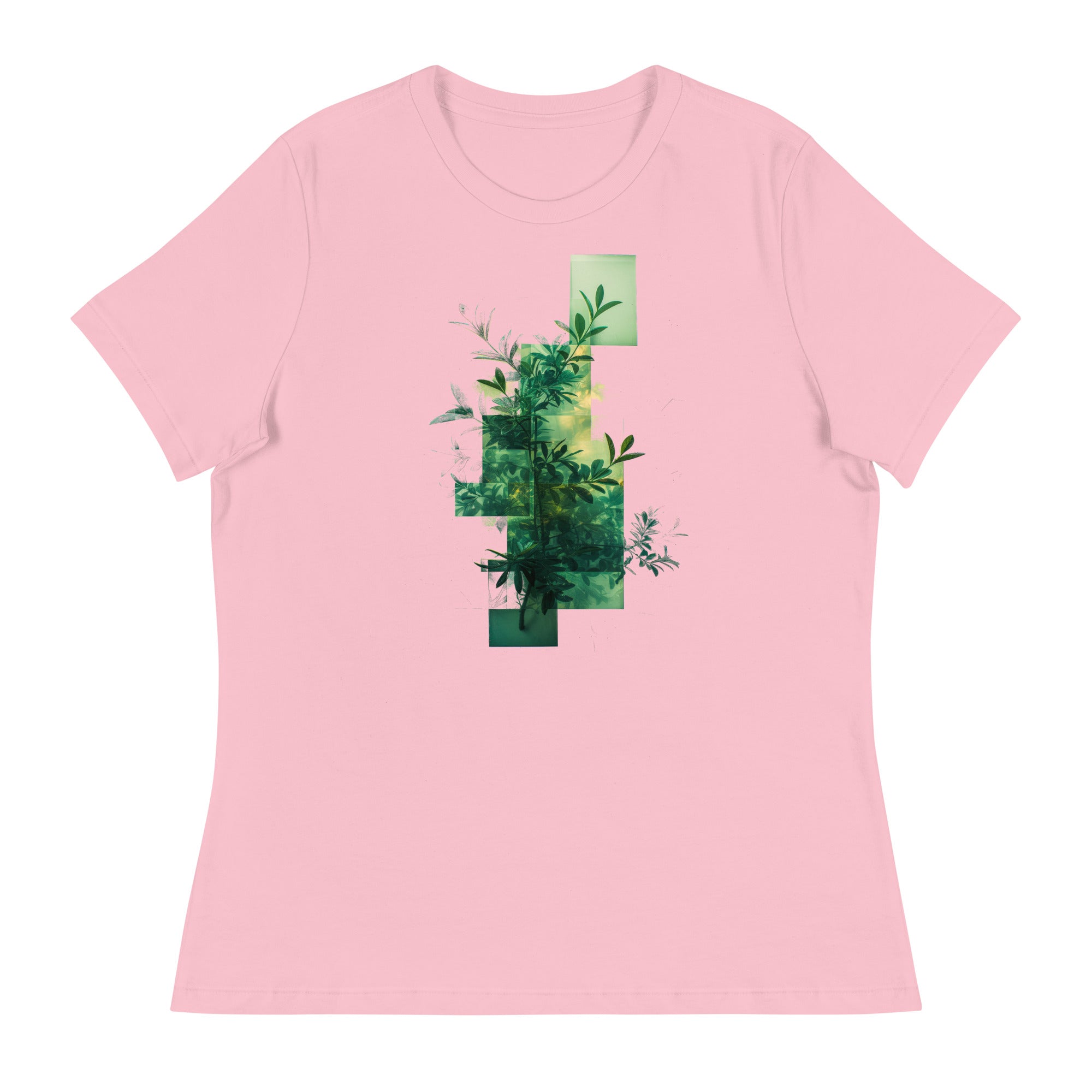 T-shirt - front print - Green plant