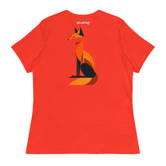 T-Shirt - Backprint - Orange Fox