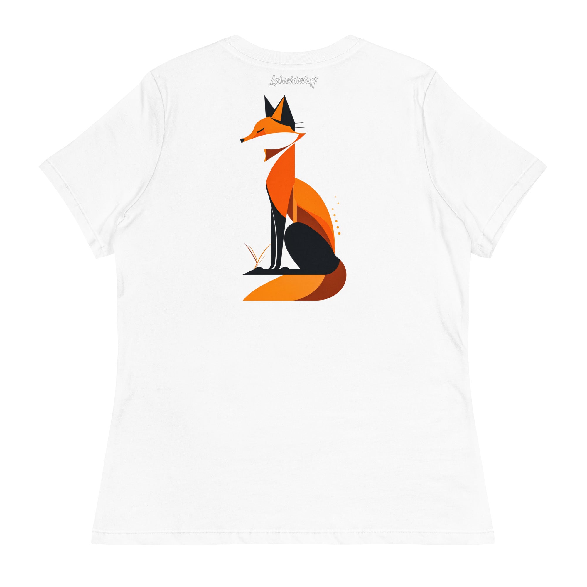 T-Shirt - Backprint - Orange Fox