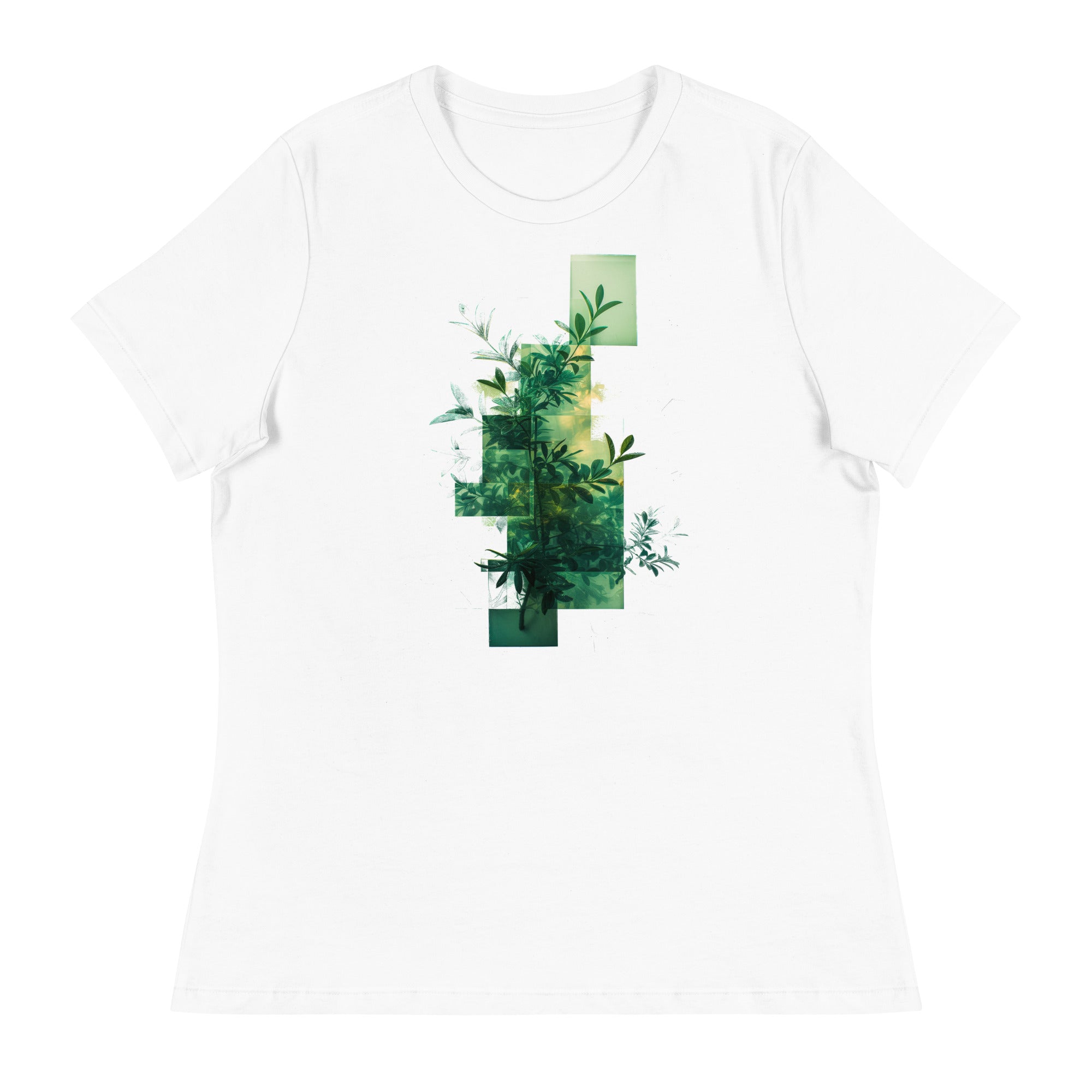 T-shirt - front print - Green plant